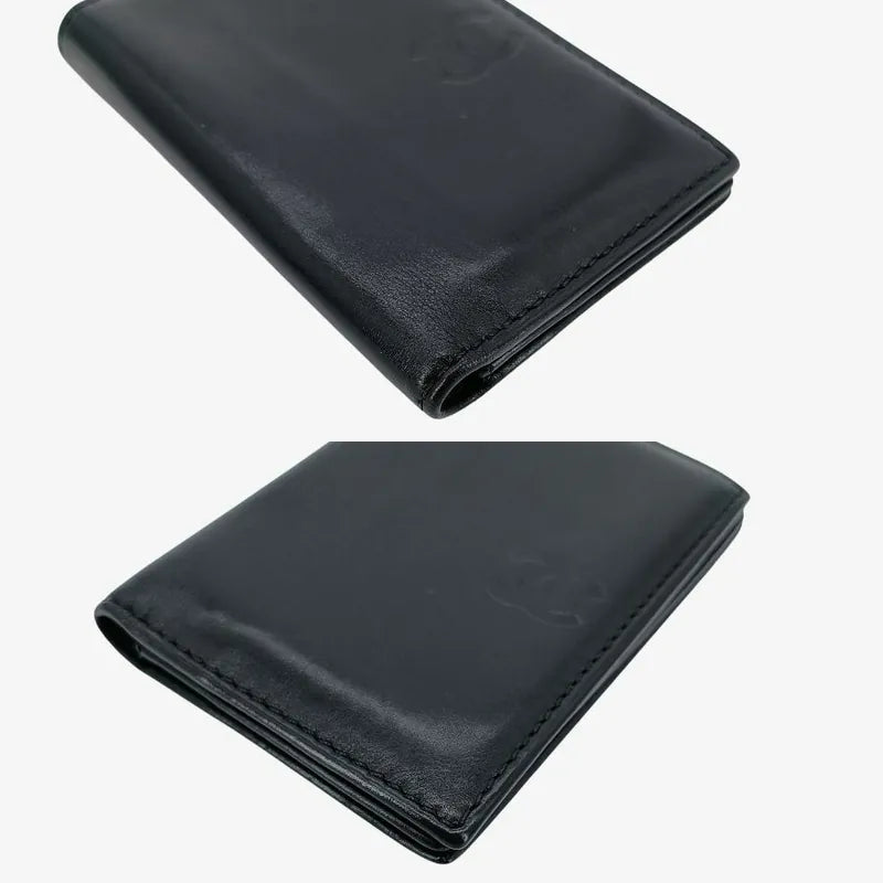 ju284-chanel-vintage-black-lambskin-card-holder