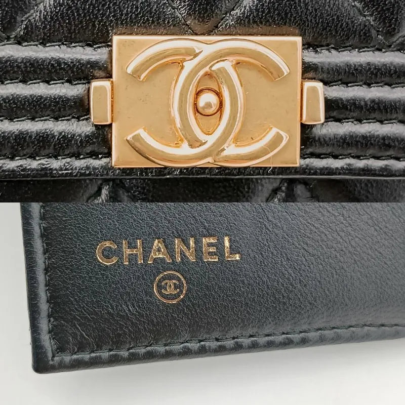 js596-chanel-boy-balck-lambskin-small-flap-wallet