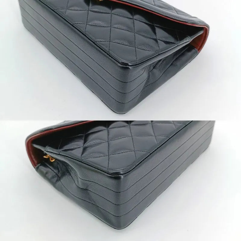 jr659-chanel-vintage-black-lambskin-quilted-flap-bag