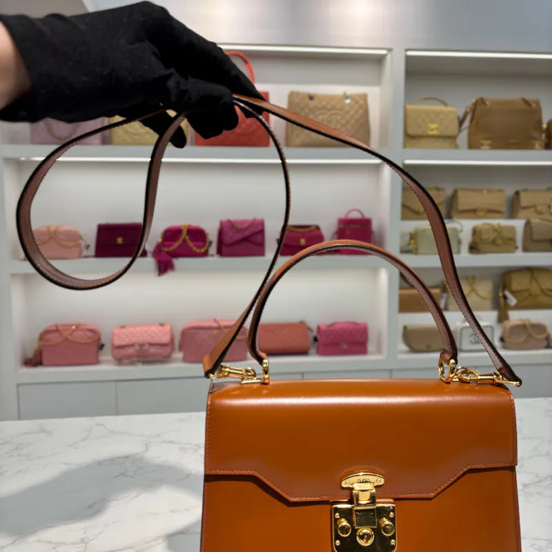 jw449-gucci-vintage-brown-box-leather-kelly-lock-shoulder-bag