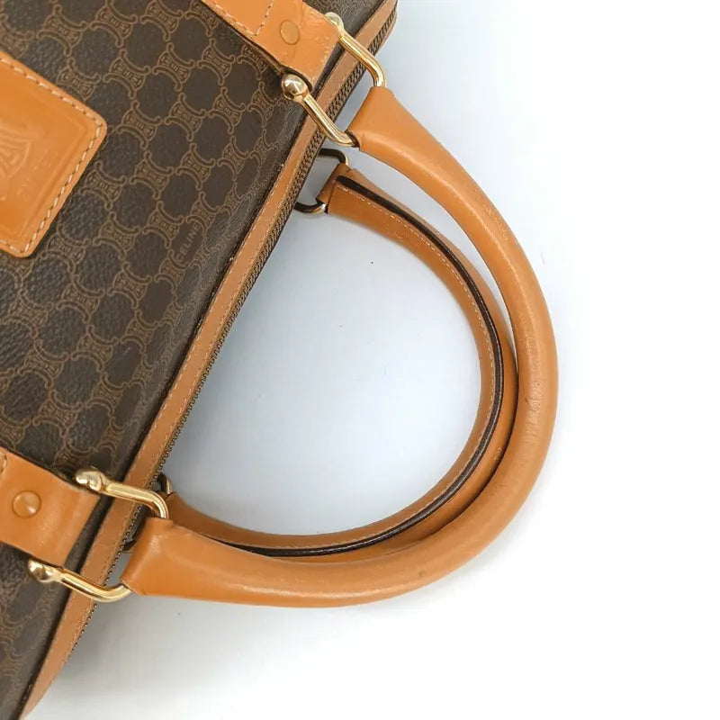 ra188-celine-brown-canvas-macadam-boston-handbag