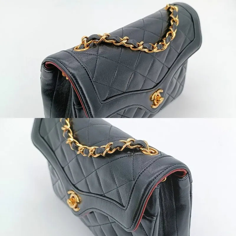 jr659-chanel-vintage-black-lambskin-quilted-flap-bag