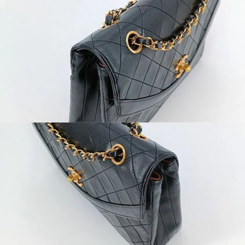 jah76-chanel-vintage-black-lambskin-quilted-flap-bag