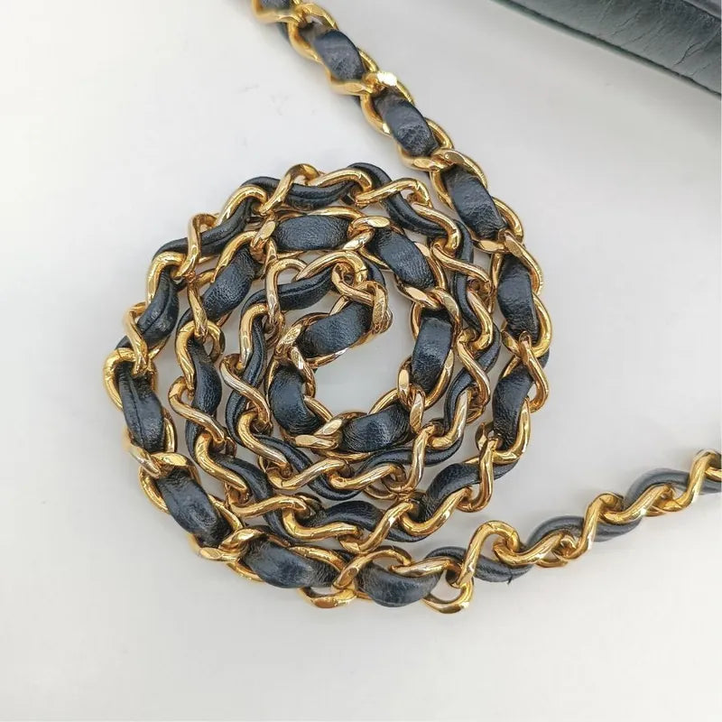 ra293-chanel-vintage-navy-lambskin-double-turnlock-flap-bag