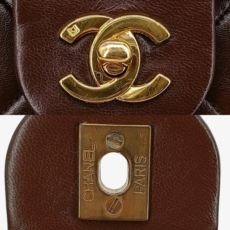 c411-chanel-vintage-brown-lambskin-flap-backpack