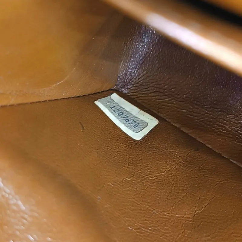 jt575-chanel-vintage-brown-lambskin-25cm-classic-flap-bag