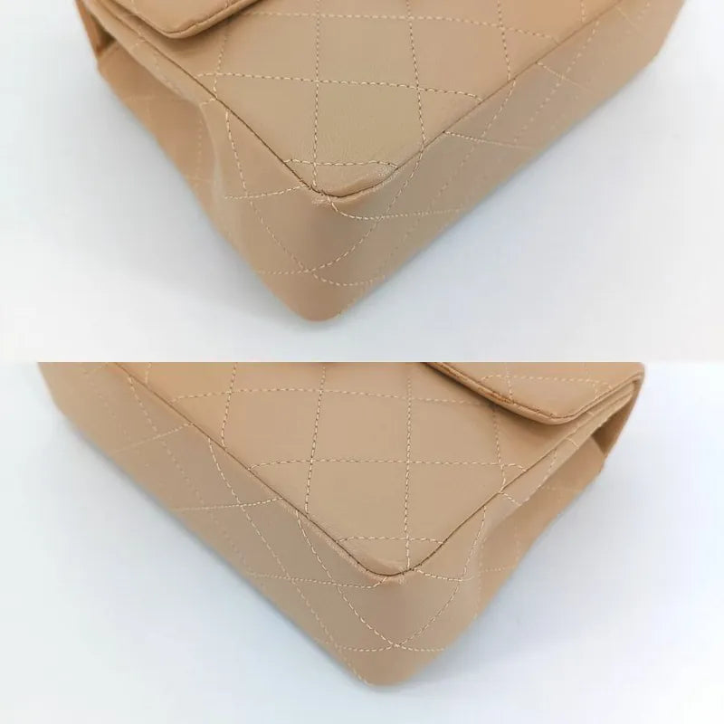 c397-chanel-vintage-beige-lambskin-gold-chain-17cm-mini-square-flap-bag