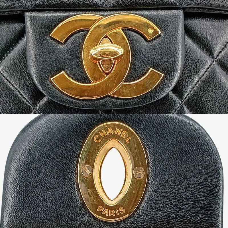 js527-chanel-vintage-black-lambskin-maxi-classic-flap-bag