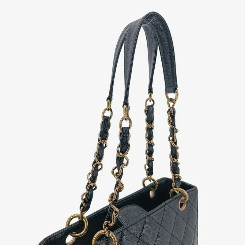 rb419-chanel-vintage-black-caviar-leather-embossed-logo-pst-tote-bag