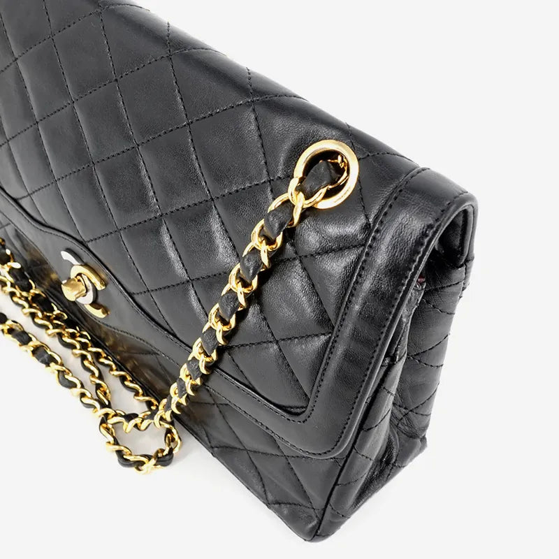 jm977-chanel-vintage-black-lambskin-paris-limited-edition-flap-bag