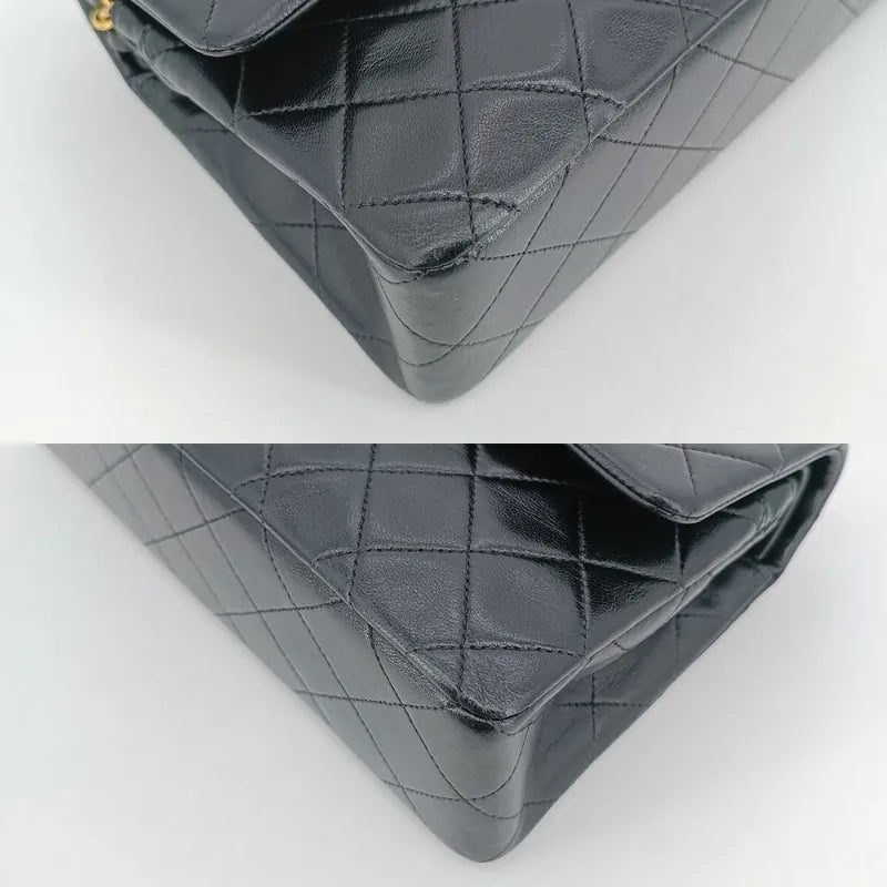 ra587-chanel-vintage-black-lambskin-23cm-classic-flap-bag