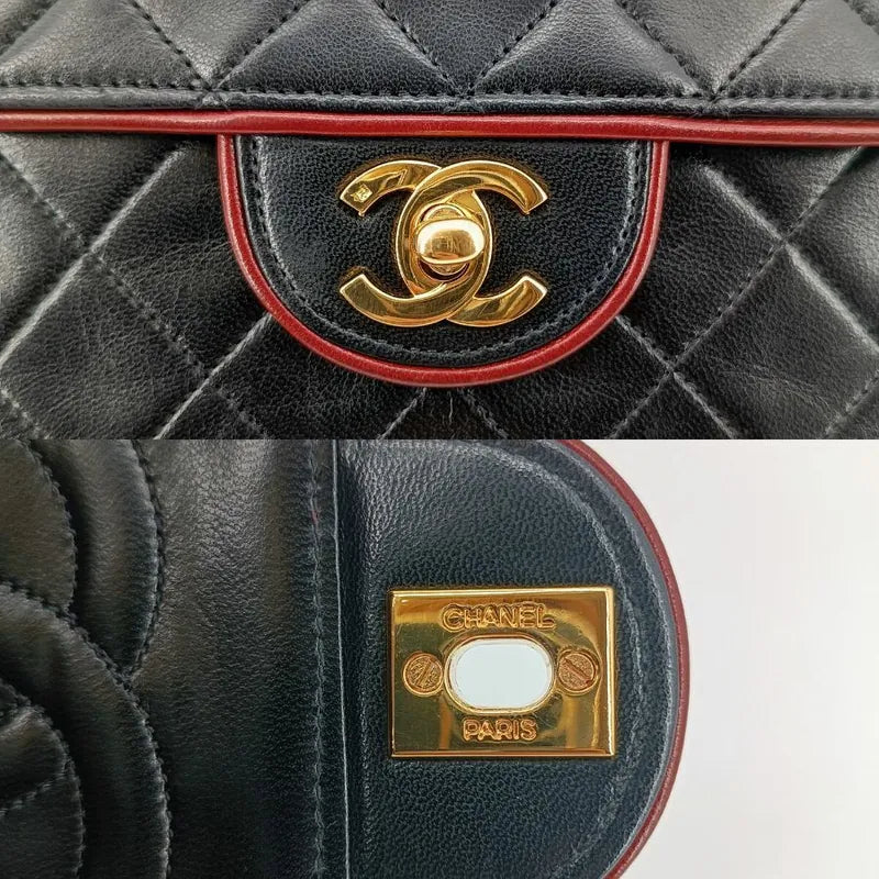 jt148-chanel-vintage-black-lambskin-23cm-flap-bag