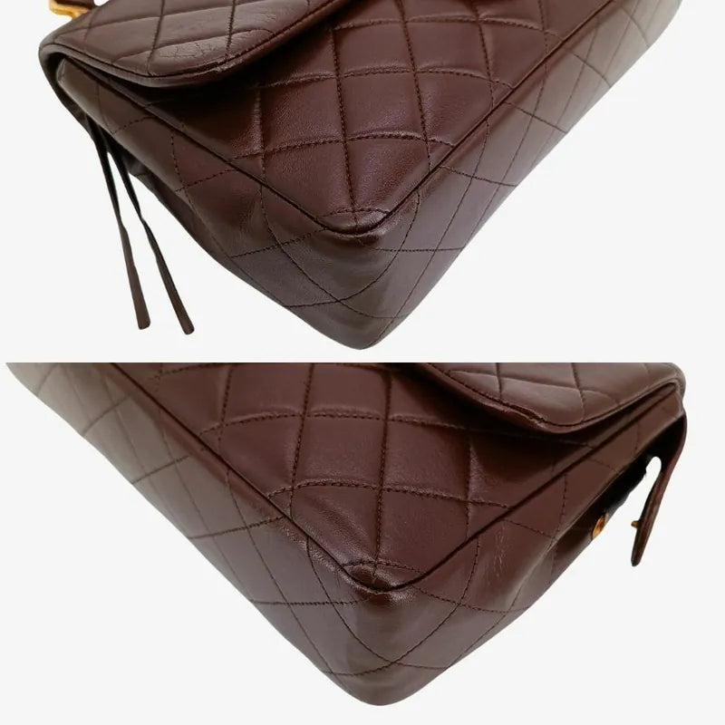 c411-chanel-vintage-brown-lambskin-flap-backpack