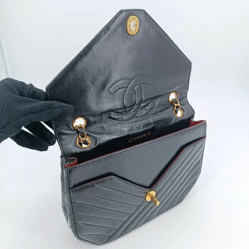 90195393-chanel-vintage-black-lambskin-paris-limited-edition-flap-bag