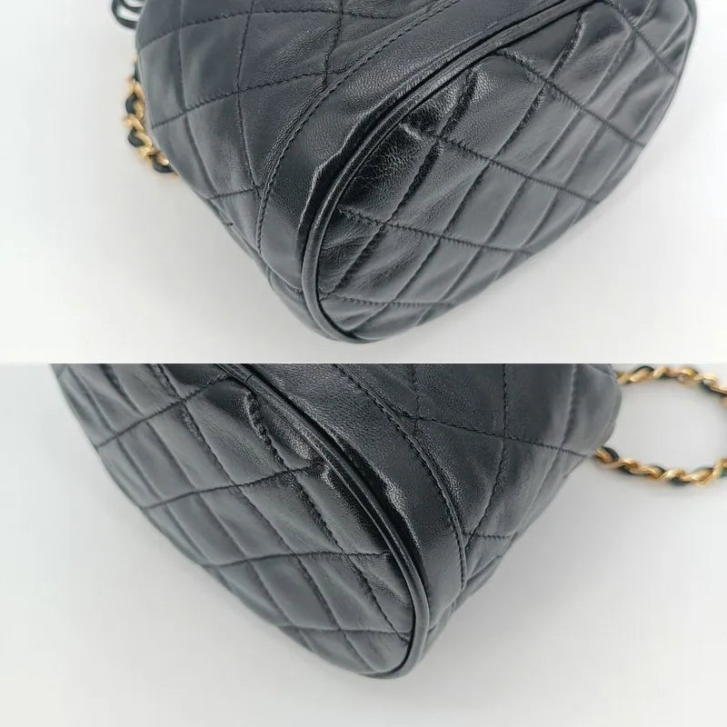 jt183-chanel-vintage-black-lambskin-drawstring-bucket-bag