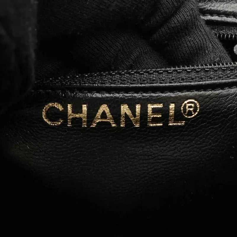 jq979-chanel-vintage-black-lambskin-flap-bucket-bag