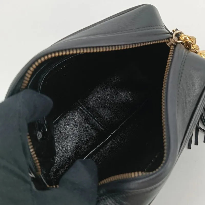 jt276-chanel-vintage-black-lambskin-gold-chain-tassel-camera-bag