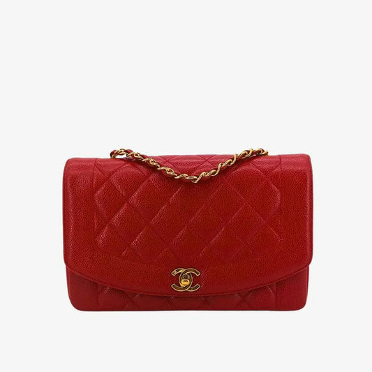 90238976-chanel-vintage-red-caviar-leather-25cm-diana-flap-bag