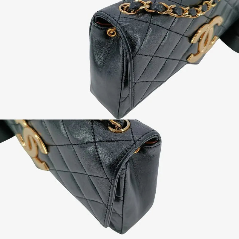 rb062-chanel-vintage-black-lambskin-big-cc-pointed-flap-bag