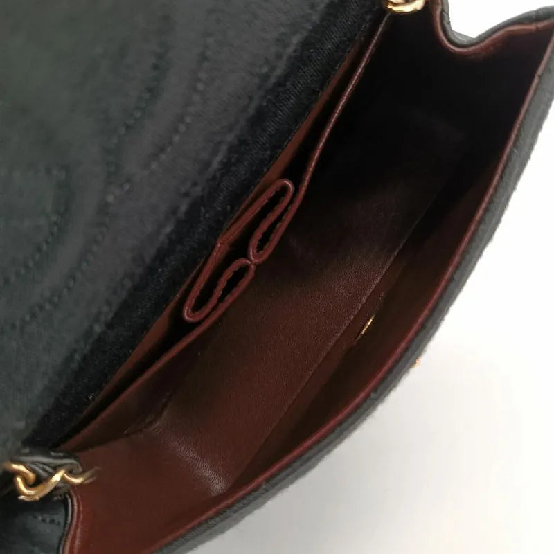 js716-chanel-vintage-black-cotton-lambskin-full-flap-bag