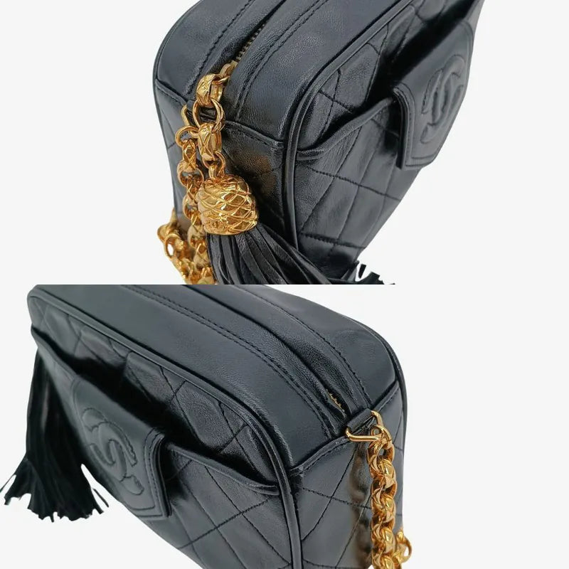 ju480-chanel-vintage-black-lambskin-gold-chain-tassel-camera-bag