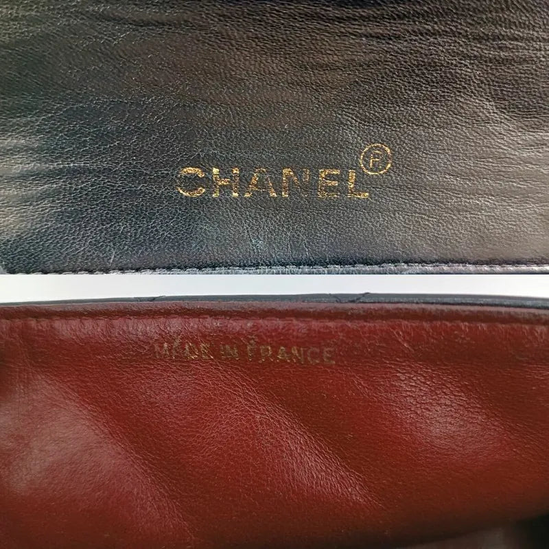 js898-chanel-vintage-black-lambskin-17cm-mini-square-flap-bag